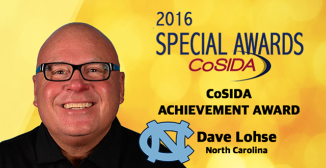 Special Awards Salute: Dave Lohse (UNC), CoSIDA Achievement Award